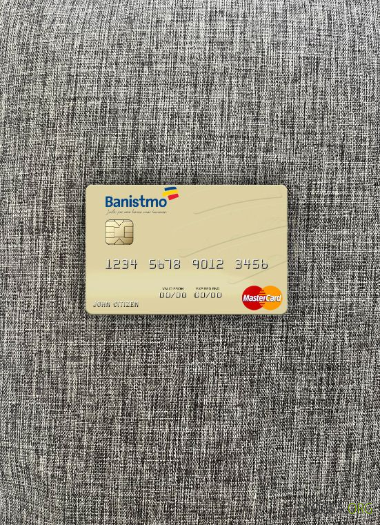 Panama Banco Banistmo mastercard photolook recto